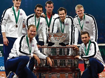 Nick Weal Victorious Davis Cup Coach & LTA President Cathie Sabin OBE guest speakers...