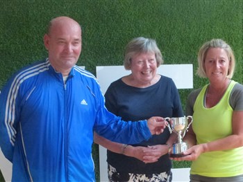 Husband and wife team double up for county tennis triumph