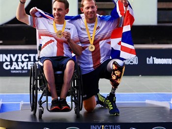 Gold medal joy for club member Kevin Drake at Invictus Games in Canada