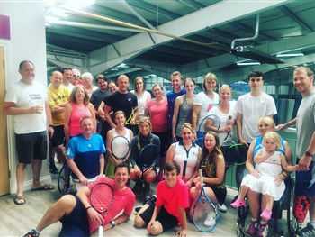 Brother and sister team up to win the Swan Hill House mixed doubles tennis tournament